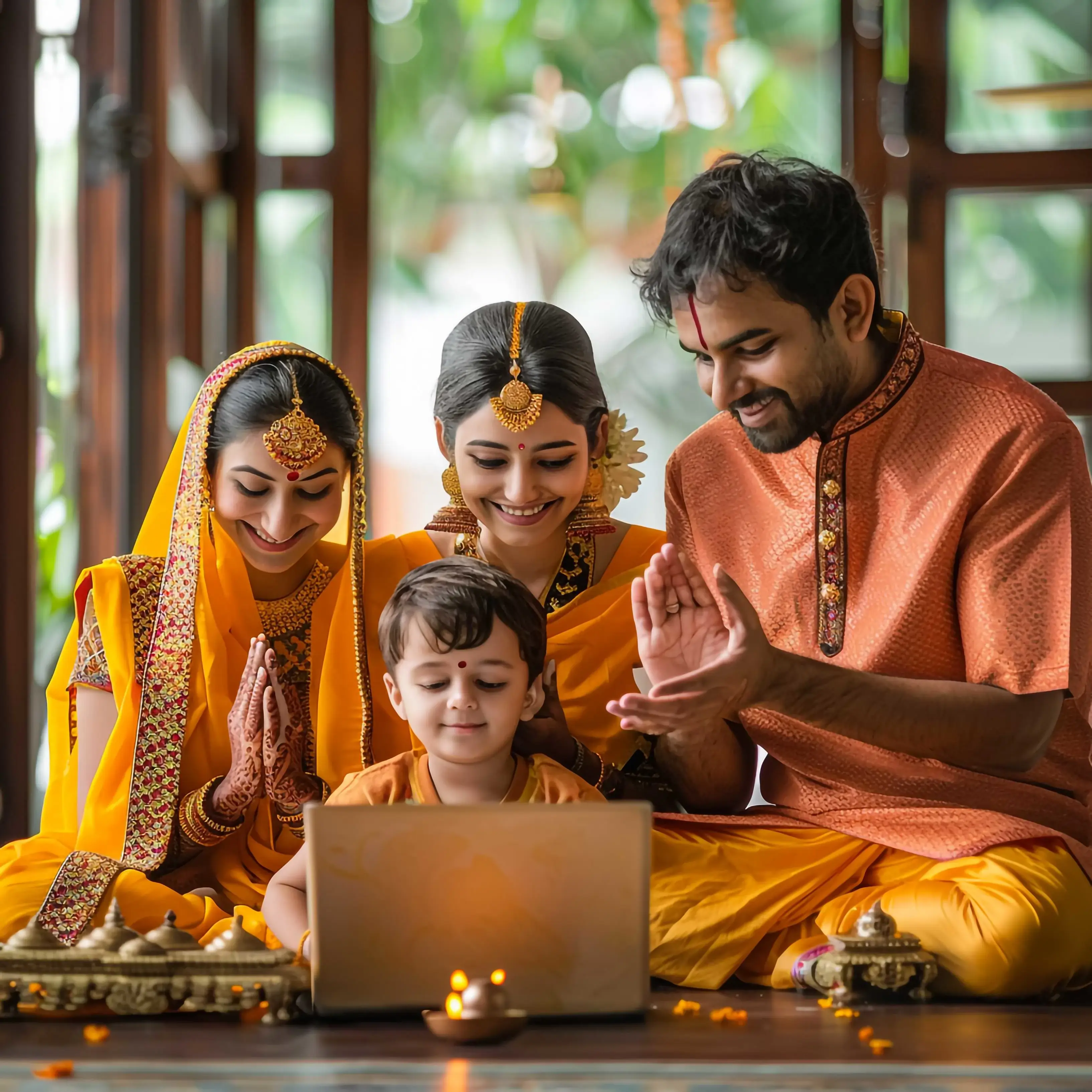 Traditional Vedic Puja Ceremony